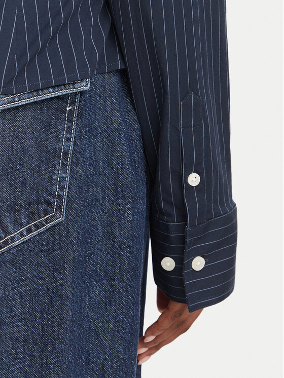 Guess Jeans Guess Jeans Сорочка W6YH11 W2835 Cиній Slim Fit