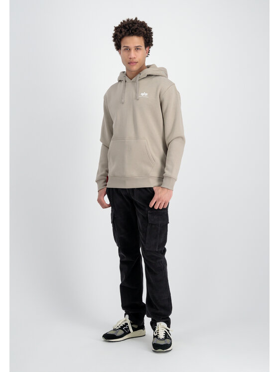 Alpha Industries Alpha Industries Bluza Basic Small Logo Hoodie Żółty Regular Fit
