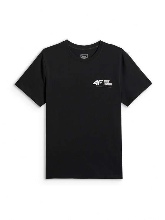 4F 4F T-Shirt COMMERCIAL 12 Czarny Regular Fit
