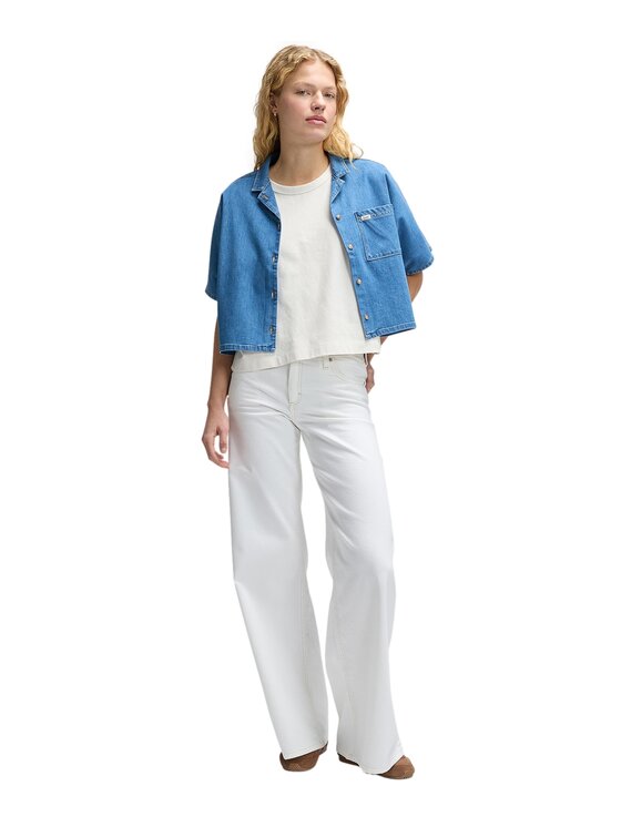 Lee Lee Koszula jeansowa 112378744 Niebieski Relaxed Fit