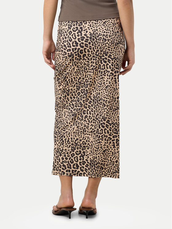 Noisy May Noisy May Spódnica midi Avery 27034322 Brązowy Slim Fit
