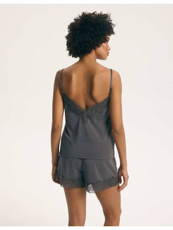 Esotiq Esotiq Piżama 44930 Szary Regular Fit