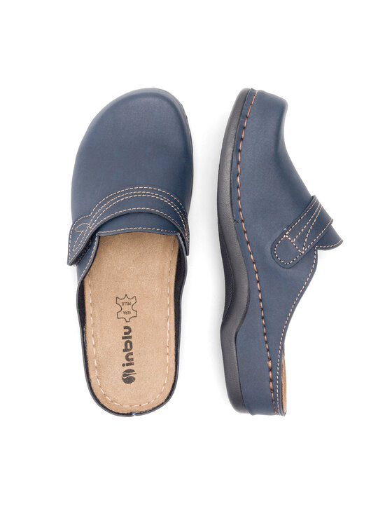 Inblu Inblu Klapki 06D7RY02 Granatowy