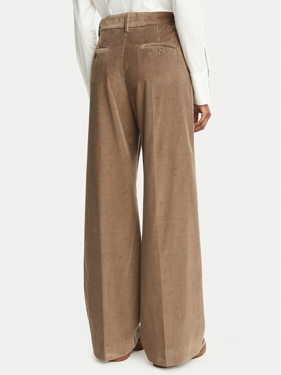Weekend Max Mara Weekend Max Mara Riidest püksid Tania 2625136012 Helepruun Regular Fit