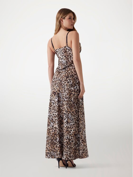 Guess Guess Sukienka letnia 174549 Kolorowy Classic Fit