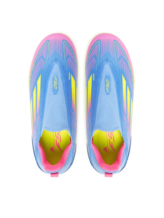 adidas adidas Взуття для футболу F50 League Laceless Firm/Multi-Ground IE3742 Cиній