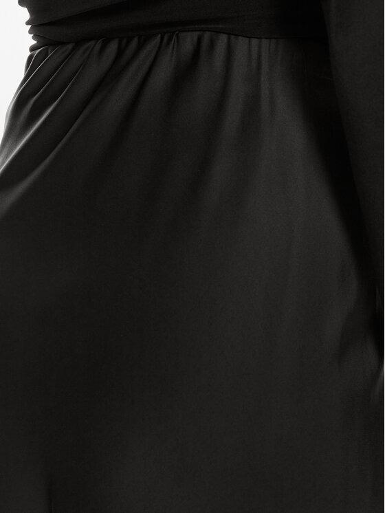 ViCOLO ViCOLO Maxi szoknya TB0342 Fekete Regular Fit