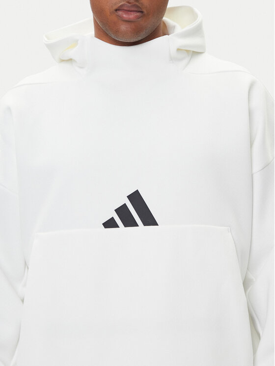 adidas adidas Majica dugih rukava Z.N.E. JF2454 Bijela Loose Fit