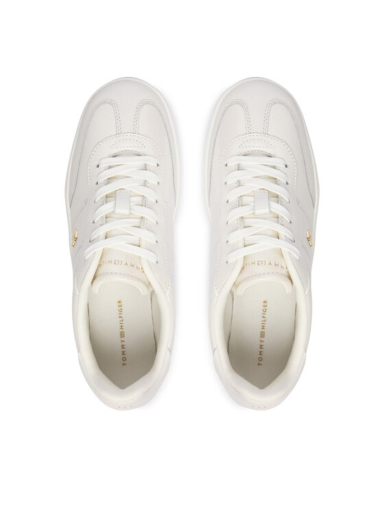 Tommy Hilfiger Tommy Hilfiger Sneakersy Th Heritage Shiny Sneaker FW0FW09179 Bílá