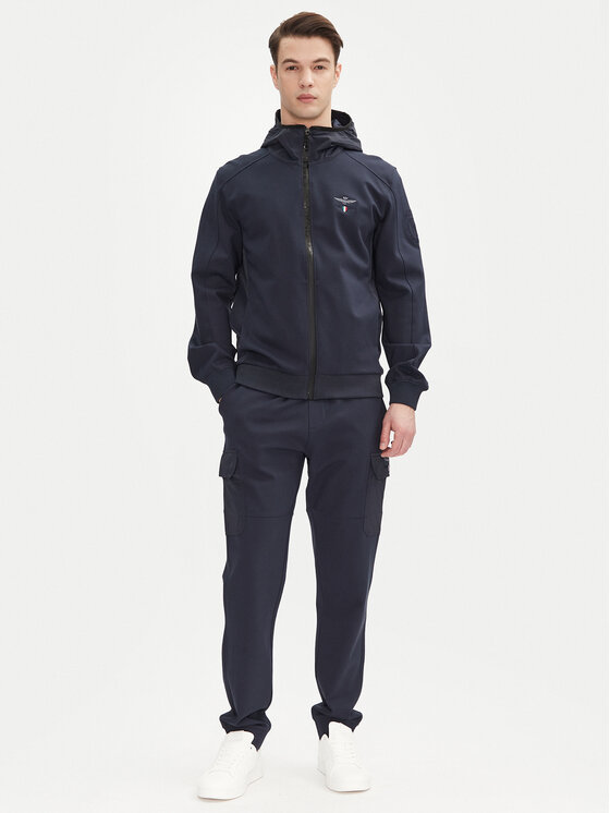Aeronautica Militare Aeronautica Militare Jogger kelnės 251PF964F559 Tamsiai mėlyna Regular Fit