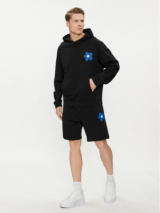 HUGO Hugo Sportske kratke hlače Nematiso 50515628 Crna Regular Fit