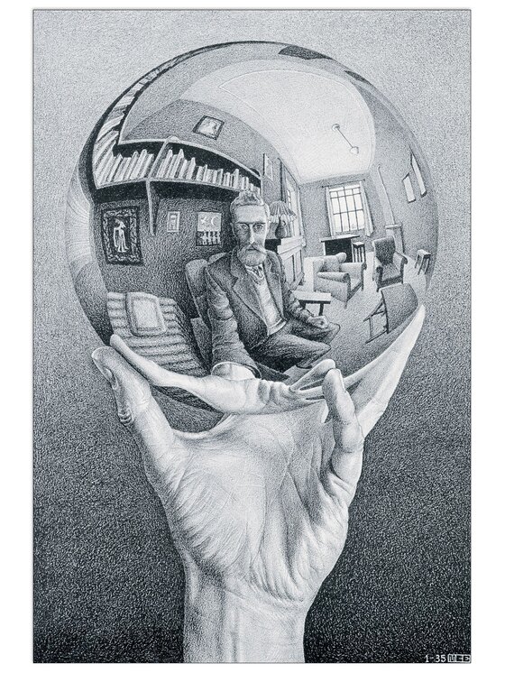 Artopweb Artopweb Dekoracja ścienna Hand With Globe Kolorowy