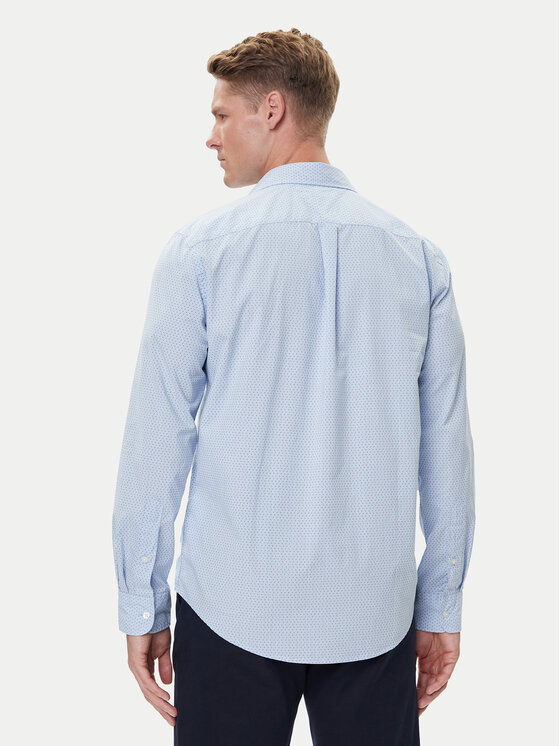 Tommy Hilfiger Tommy Hilfiger Πουκάμισο MW0MW39438 Γαλάζιο Regular Fit