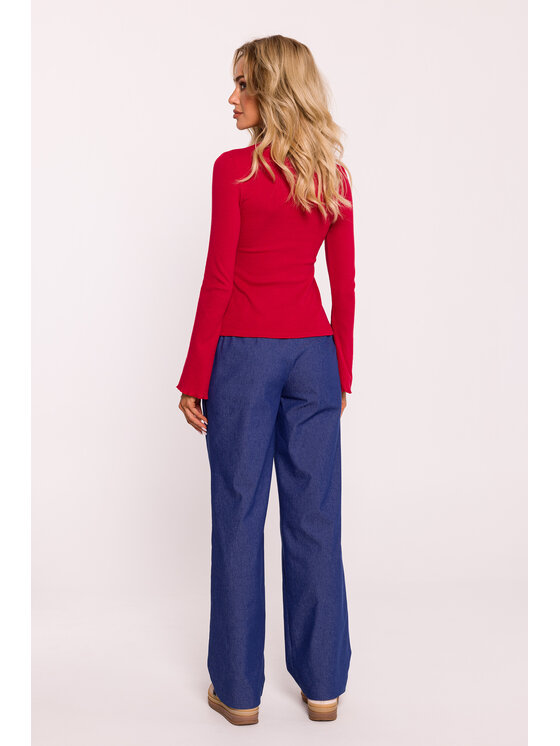 Made of Emotion Made of Emotion Blusa M806 Rosso Active Fit