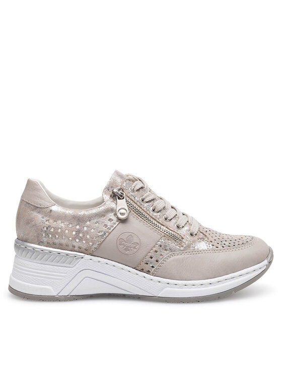 Rieker Rieker Sneakersy N4327-80 Stříbrná