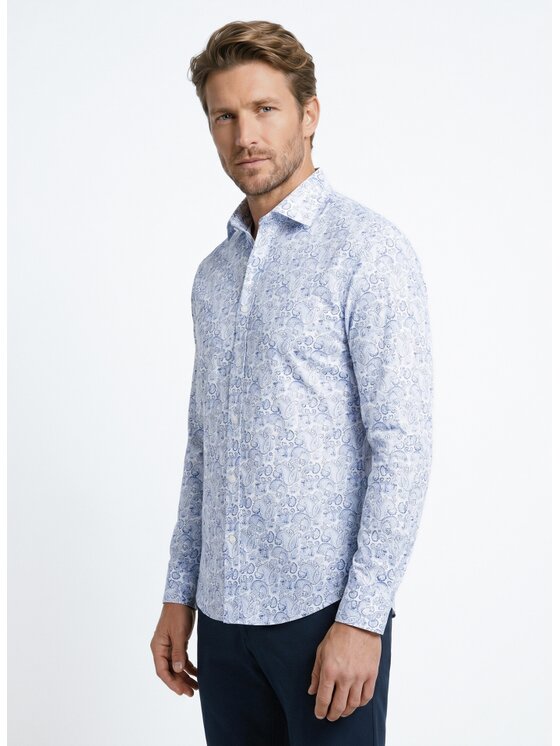 Pako Lorente Pako Lorente Koszula P26WF-1X-012 Biały Slim Fit