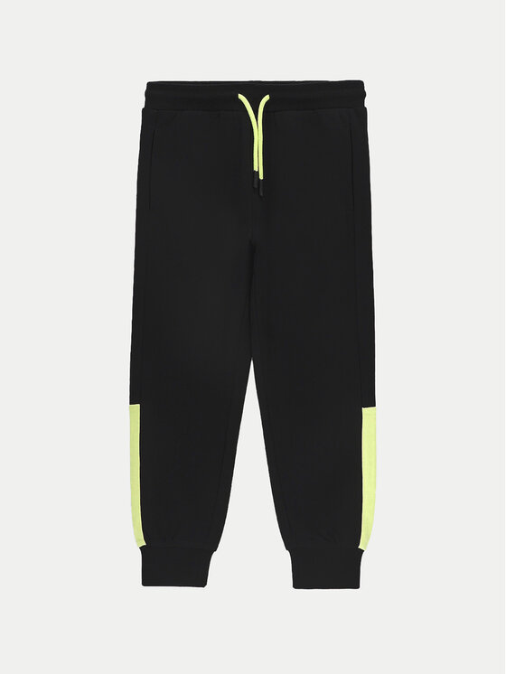 Coccodrillo Coccodrillo Долнище анцуг ZC4120103WBK Черен Regular Fit