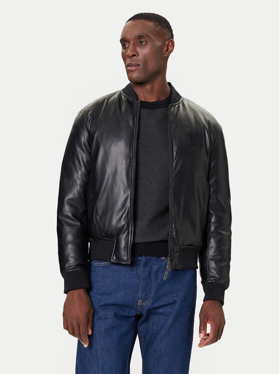 Armani Exchange Armani Exchange Bomber dzseki XM001104 AF16647 UC001 Fekete Regular Fit