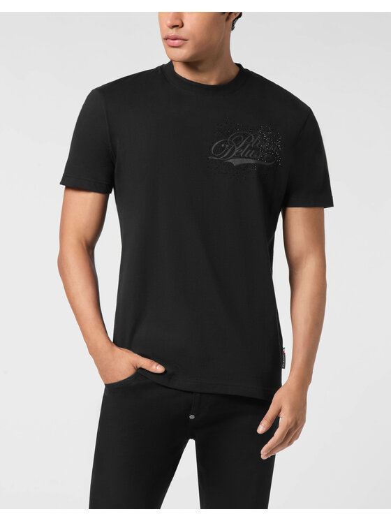 PHILIPP PLEIN PHILIPP PLEIN T-Shirt 26163 Czarny Regular Fit