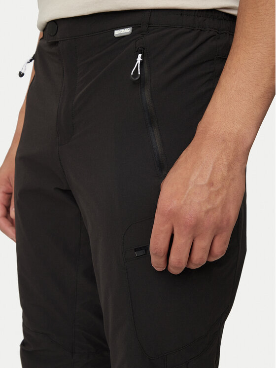 Regatta Regatta Spodnie outdoor RMJ248L Czarny Regular Fit