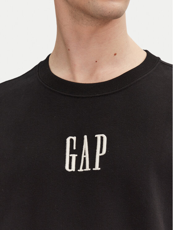 Gap Gap Pulóver 648026-10 Fekete Oversize