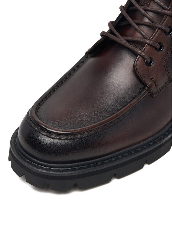 G-STAR G-STAR Šnurovacia obuv EO-DEXTER-12 126AM Tmavo hnedá