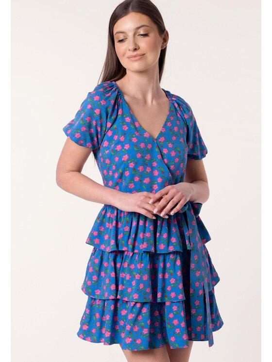LAURELLA LAURELLA Každodenné šaty 4UL143 Modrá Regular Fit