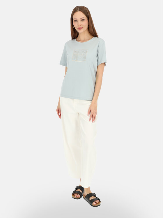 L’AF L’AF T-Shirt Nika Zielony jasny Regular Fit
