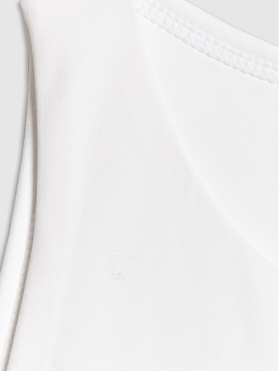 4F 4F Tank top ESSENTIAL 4 Biały Slim Fit