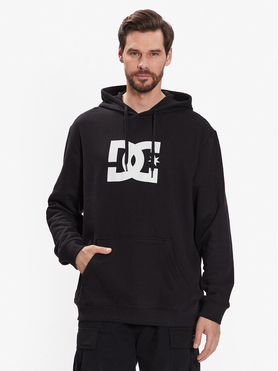 DC DC Majica dugih rukava ADYSF03099 Crna Relaxed Fit
