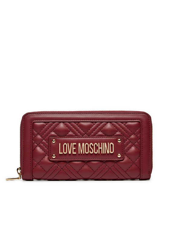 LOVE MOSCHINO Liels sieviešu maks JC5600PP1LLA0552 Bordo