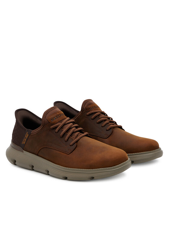 Skechers Skechers Półbuty Garza - Gervin 205046/CDB Brązowy