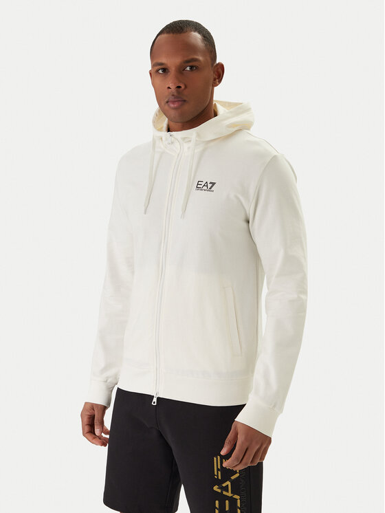 EA7 Emporio Armani EA7 Emporio Armani Sweatshirt 8NPM33 PJVRZ Écru Regular Fit