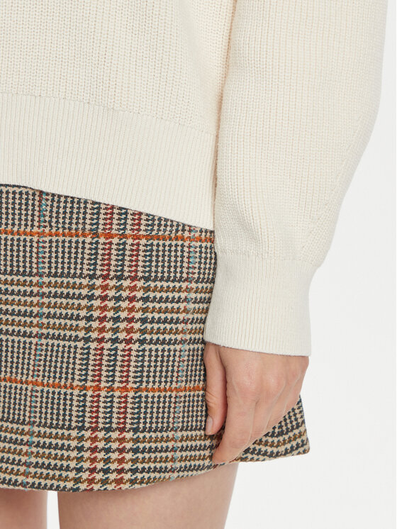 Tommy Hilfiger Tommy Hilfiger Džemper WW0WW42141 Écru Relaxed Fit