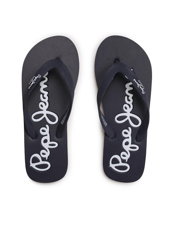 Tongs De Plage PEPE JEANS Pour Homme - Modèle Bay Beach Basic M - Confortable Et Résistant