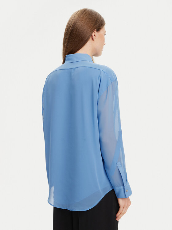 Calvin Klein Calvin Klein Košeľa LV044B902G Modrá Regular Fit