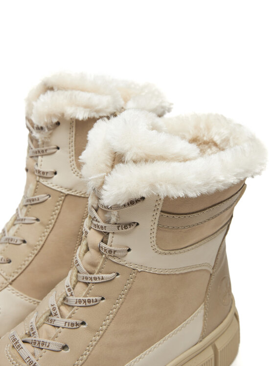 Rieker Rieker Schnürschuhe X3403-62 Beige