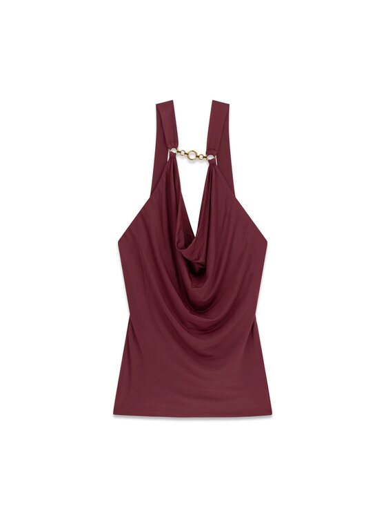 Guess Guess Top 183535 Czerwony Classic Fit