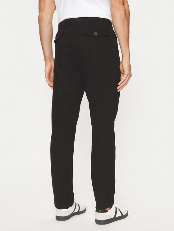 Guess Guess Bavlnené nohavice M4BB27 WGHA1 Čierna Slim Fit