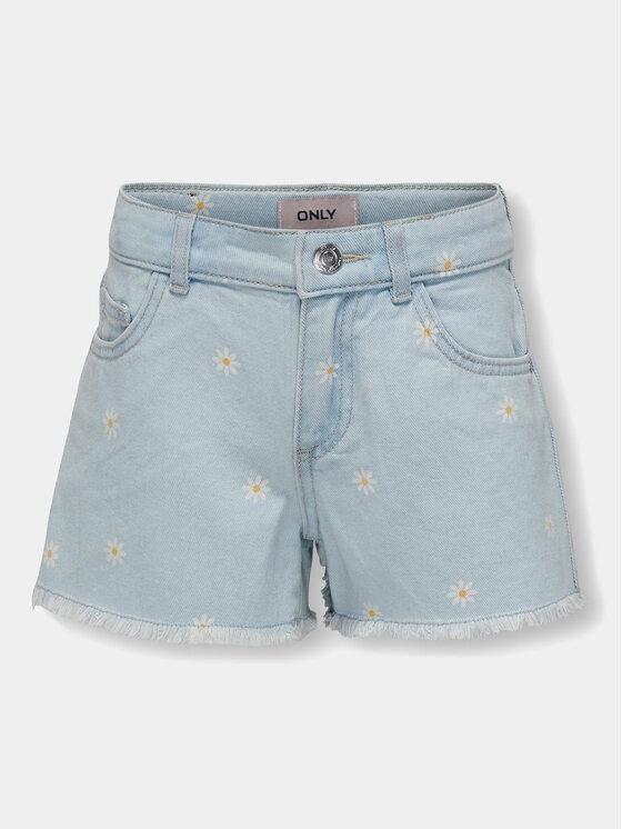 Kids ONLY Kids ONLY Джинсові шорти Grobyn 15302364 Голубий Loose Fit