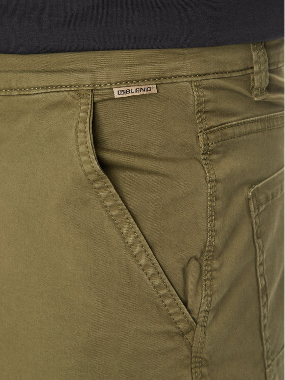 Blend Blend Pantaloni scurți de blugi 20718399 Verde Regular Fit