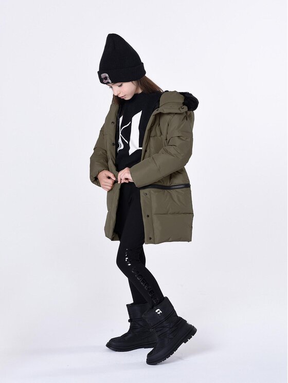 Karl Lagerfeld Kids Karl Lagerfeld Kids Μπότες Χιονιού Z19119 S Μαύρο
