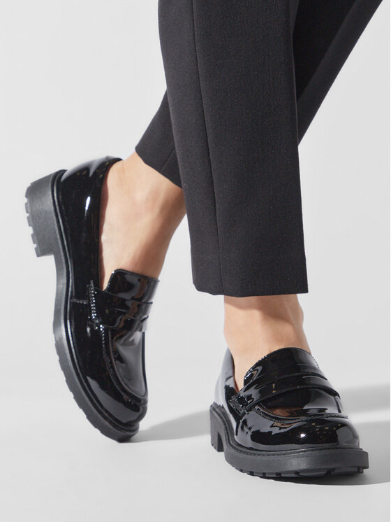 Clarks vernis online noir