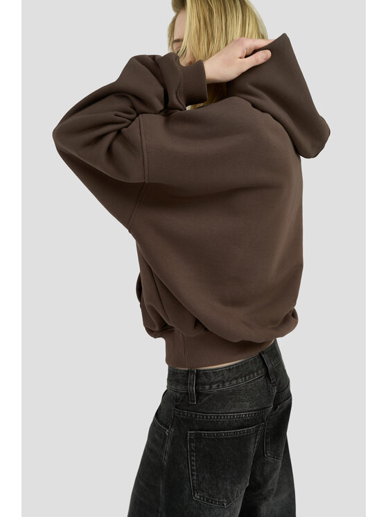 2005 2005 Bluza Uniform Brązowy Oversize