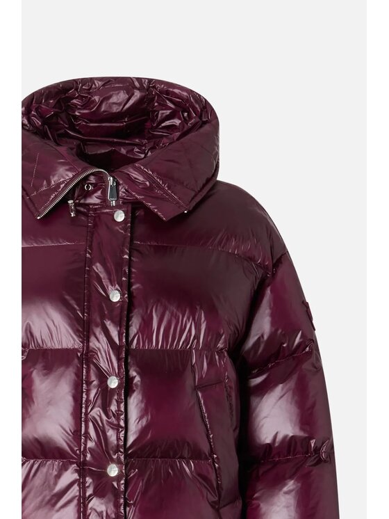 PINKO PINKO Zimní bunda Impasto Bordó Oversize