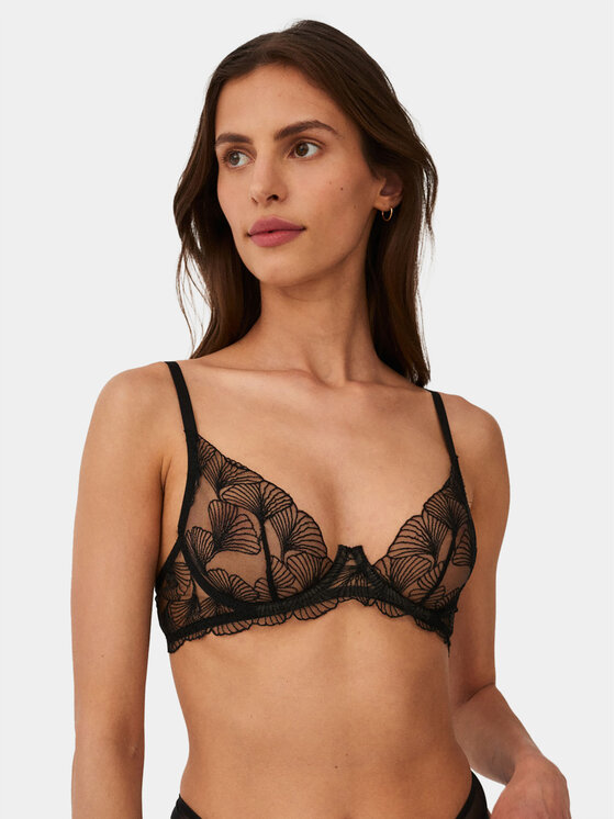 Undress Code Undress Code Podprsenka s kosticami Adore 542 Čierna