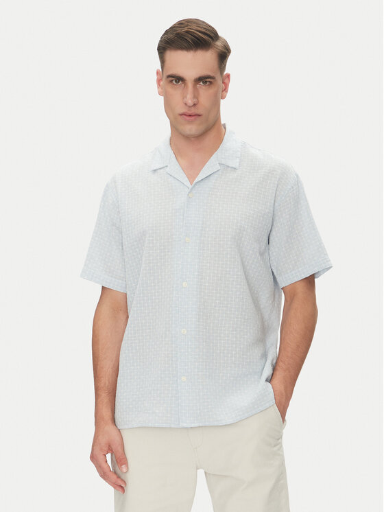 Jack & Jones Jack & Jones Ing Luke 12277185 Kék Relaxed Fit