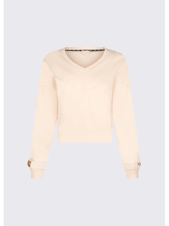 Liu Jo Liu Jo Felpa TA6242JS182X0659 Beige Regular Fit