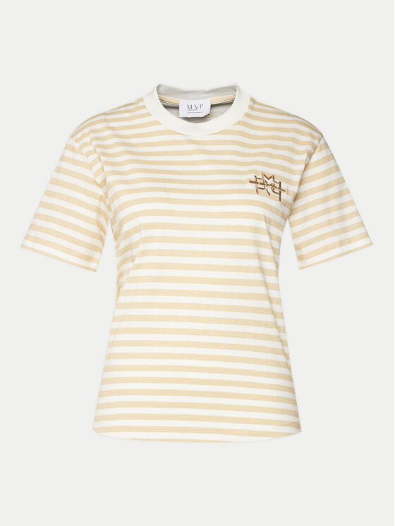 MVP Wardrobe MVP Wardrobe T-Shirt MVPE4TS110.0JE0125 Béžová Classic Fit