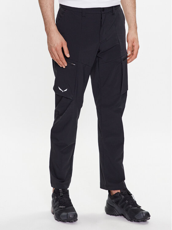 Salewa Salewa Штани outdoor Puez 28310 Чорний Regular Fit